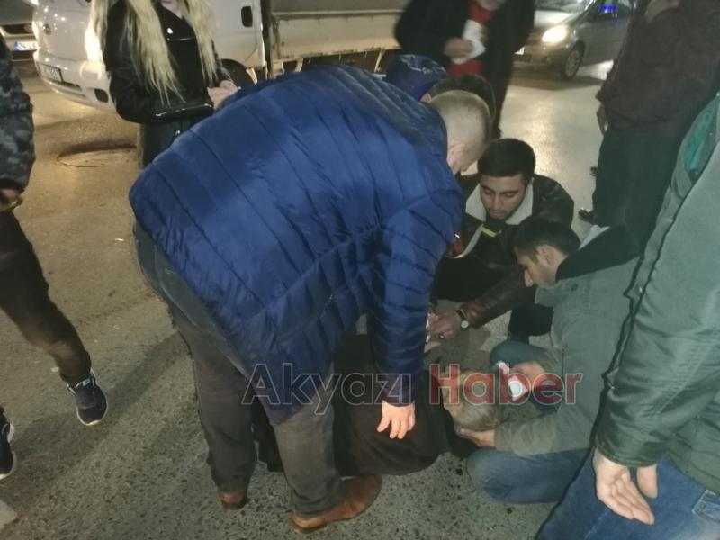 Yaşlı Adama Yaya geçidinde Araba Çarptı