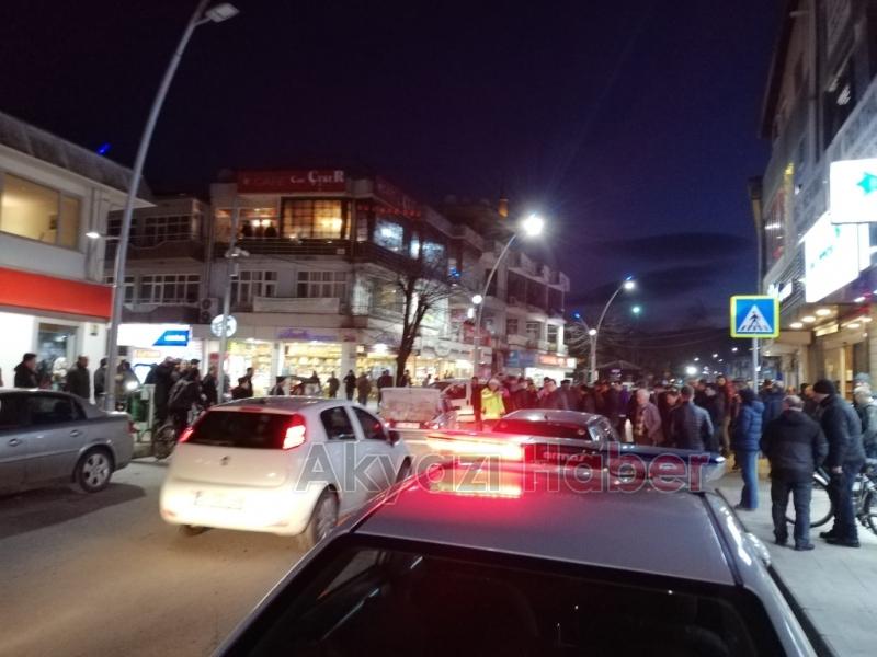 Yaşlı Adama Yaya geçidinde Araba Çarptı