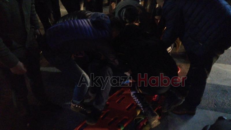 Yaşlı Adama Yaya geçidinde Araba Çarptı