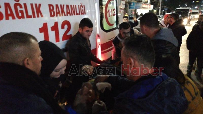 Yaşlı Adama Yaya geçidinde Araba Çarptı