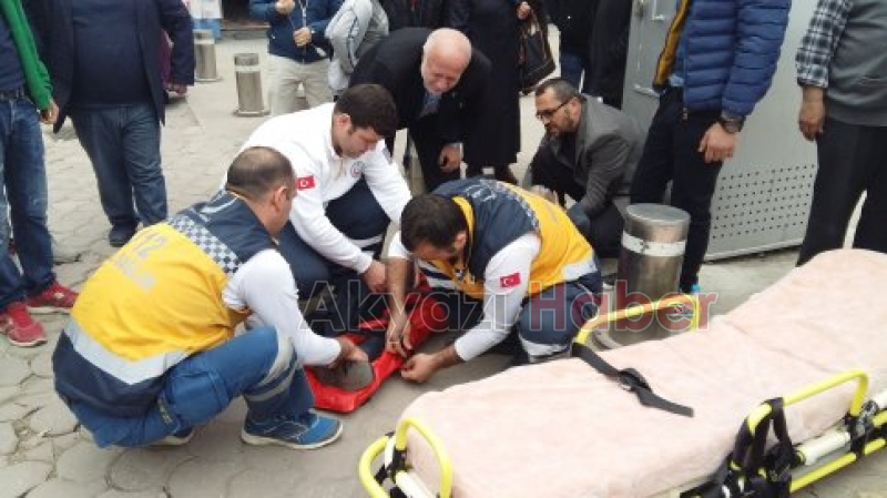 Yaşlı Adam Bisikletten Düşerek Fenalaştı