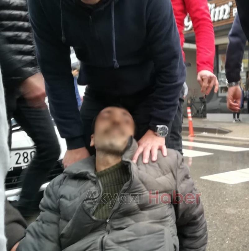 Yaya geçidinde kaza Yol vermediği yayaya çarptı