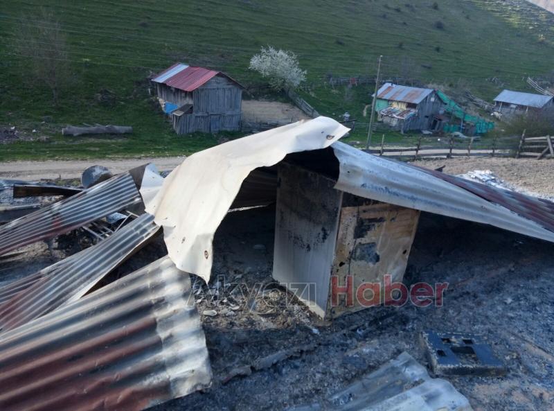  Yaylada Çıkan Yangın Korkuttu