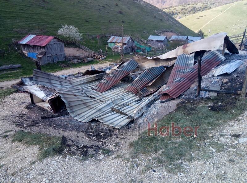 Yaylada Çıkan Yangın Korkuttu