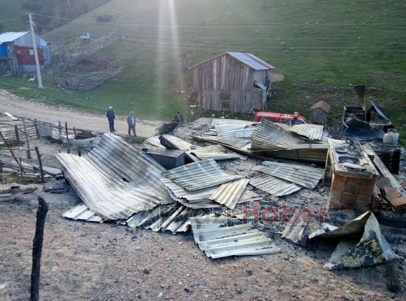  Yaylada Çıkan Yangın Korkuttu