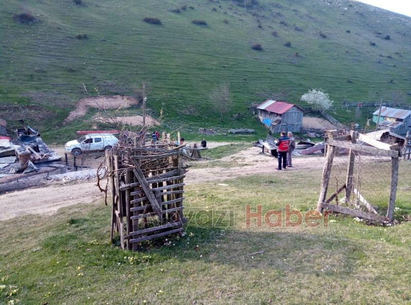  Yaylada Çıkan Yangın Korkuttu