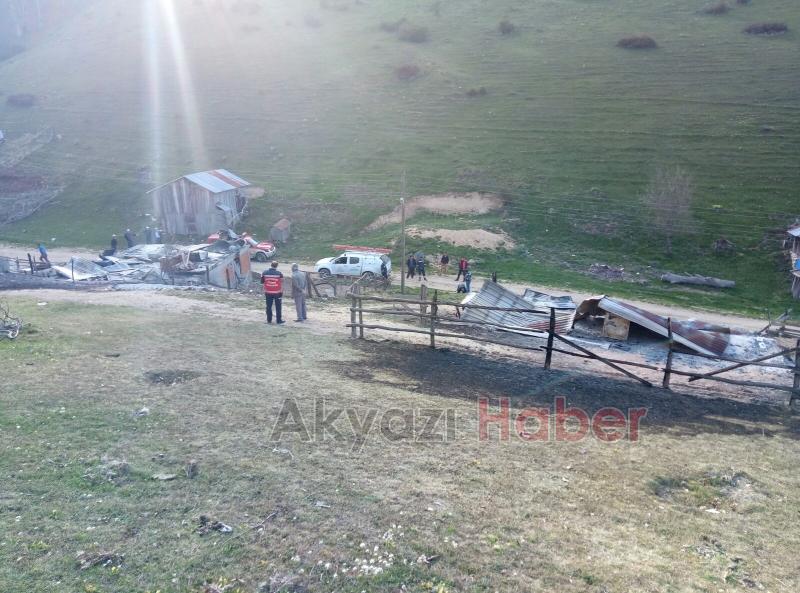  Yaylada Çıkan Yangın Korkuttu