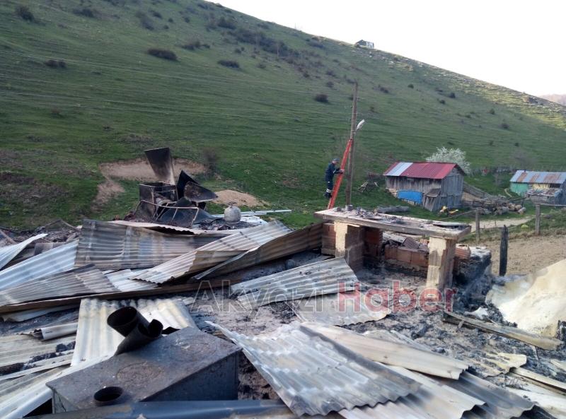  Yaylada Çıkan Yangın Korkuttu