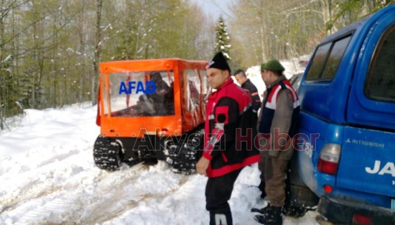 Yaylada Mahsur Kalan Kadın Kurtarıldı
