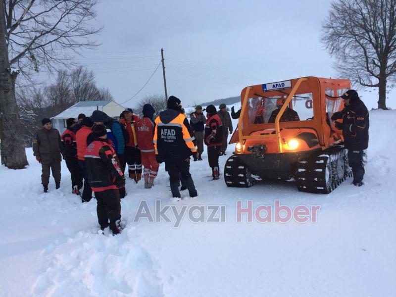 Yaylada Mahsur Kalan Kadın Kurtarıldı