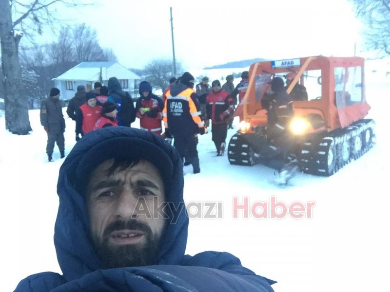 Yaylada Mahsur Kalan Kadın Kurtarıldı