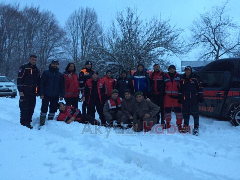 Yaylada Mahsur Kalan Kadın Kurtarıldı