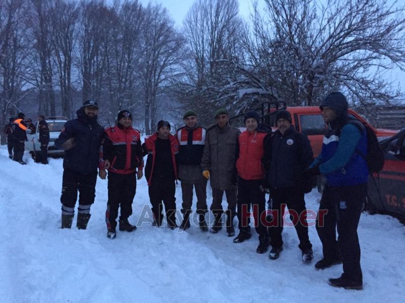 Yaylada Mahsur Kalan Kadın Kurtarıldı