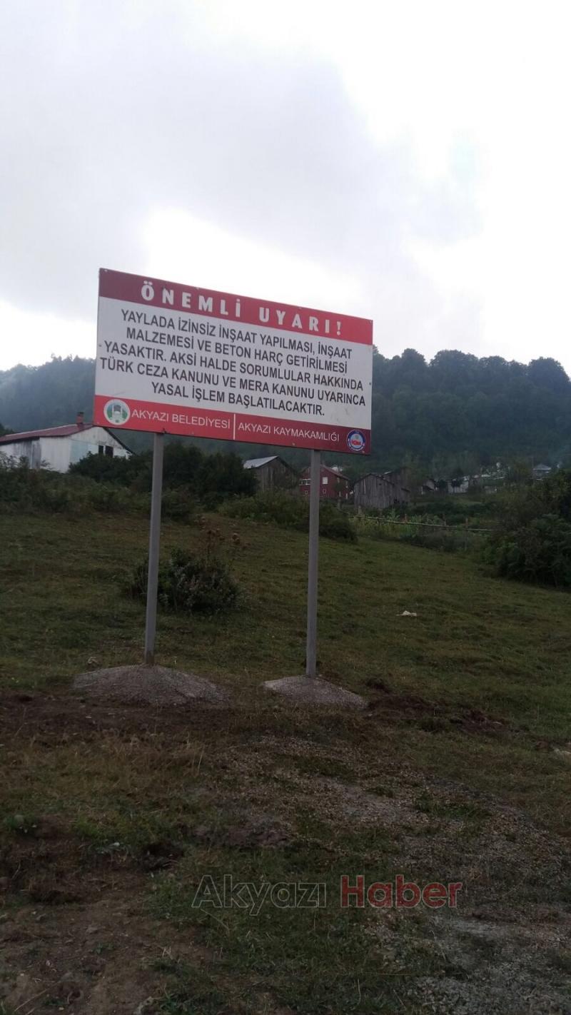 Yaylalara İzinsiz Harç Beton Çıkarana Yasal İşlem