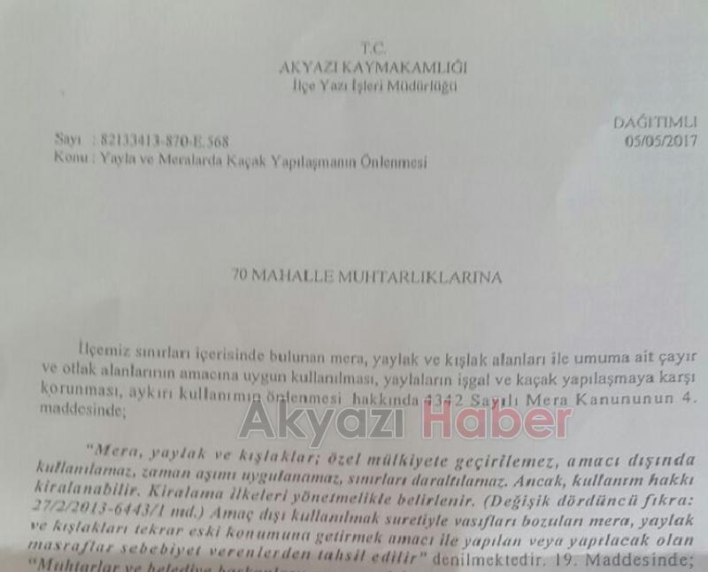 Yaylalarda Sınır Genişletme ve Betonarme binalara Karşı Önlem