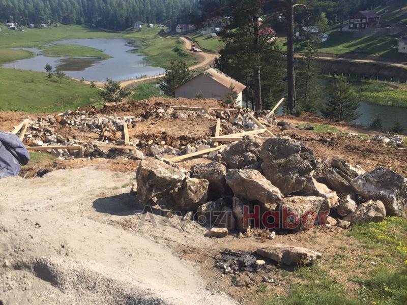 Yaylarda Kaçak Betonarme evlerle Mücadele Başladı