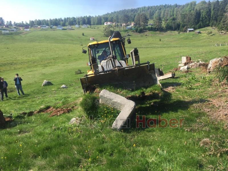 Yaylarda Kaçak Betonarme evlerle Mücadele Başladı