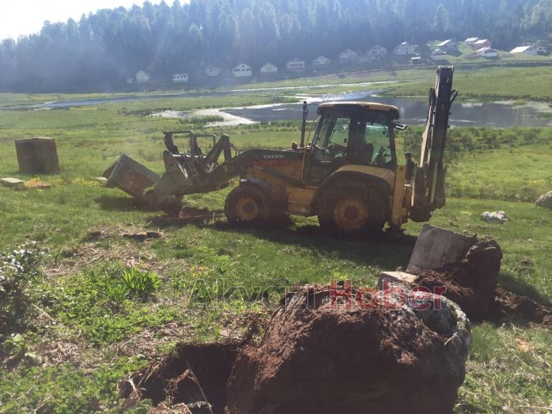 Yaylarda Kaçak Betonarme evlerle Mücadele Başladı