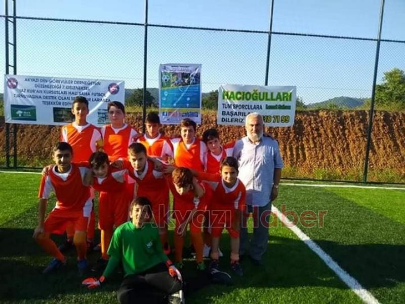 Yaz Kuran kursları arası Futbol turnuvasının şampiyonu belli oldu