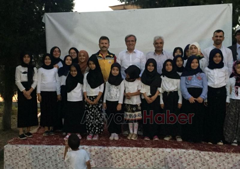 YAZ KURAN KURSU ÖĞRENCİLERİNDEN YILSONU ETKİNLİKLERİ