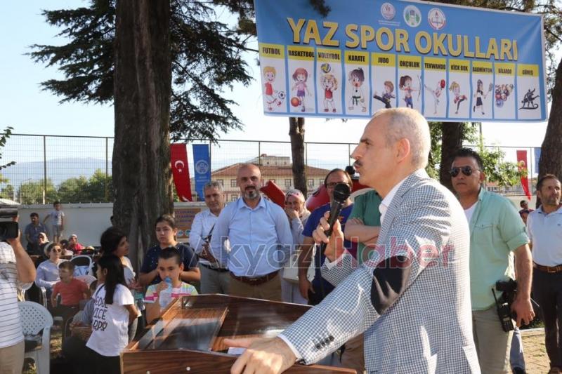 YAZ SPOR OKULLARI İÇİN AÇILIŞ TÖRENİ YAPILDI