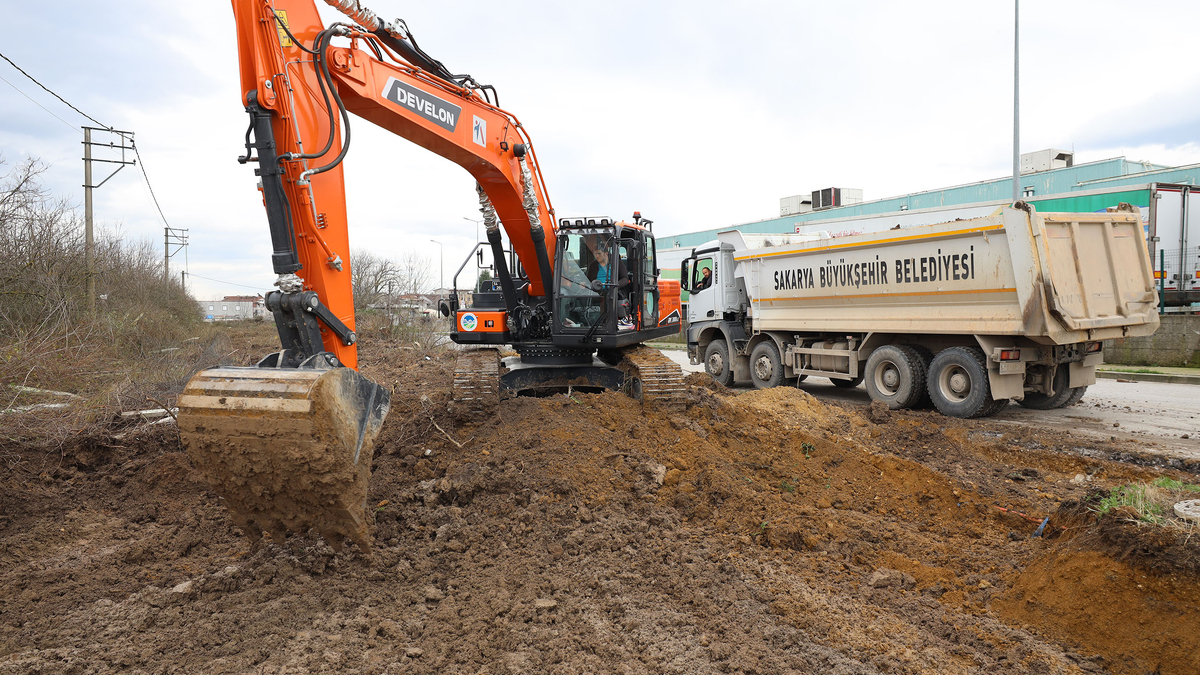 Yazlık Kavşağı’nda duble yolda çalışmalar start aldı