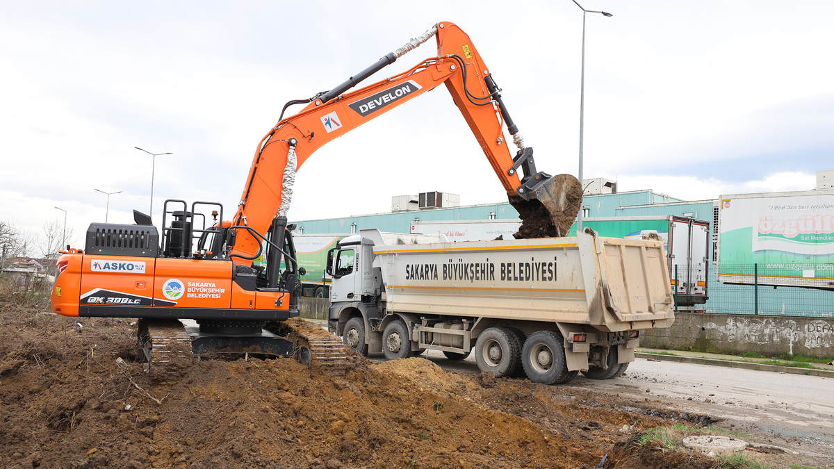 Yazlık Kavşağı’nda duble yolda çalışmalar start aldı