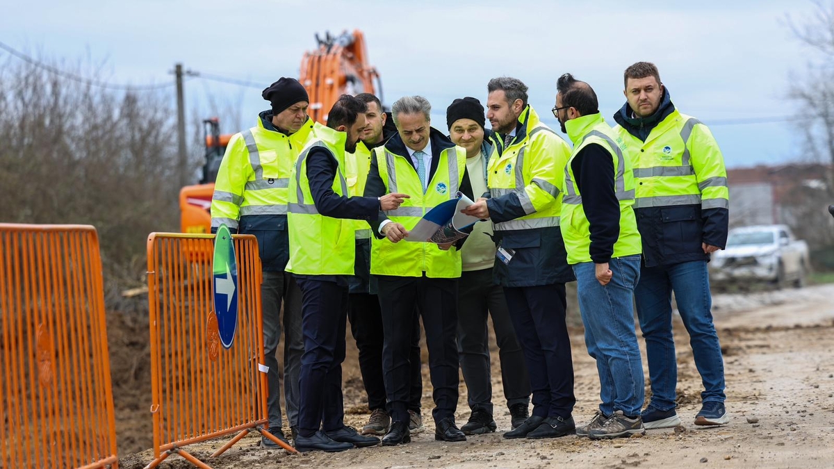 Yazlık Kavşağı’nda duble yolda çalışmalar start aldı
