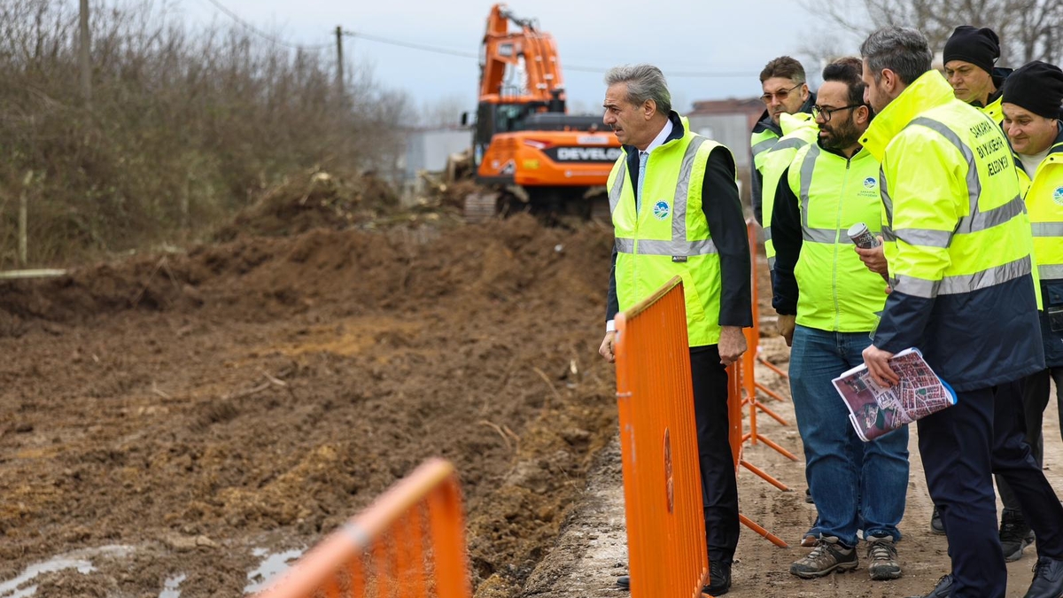 Yazlık Kavşağı’nda duble yolda çalışmalar start aldı