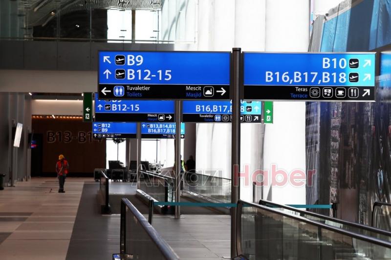 Yeni Havalimanının son hali havadan görüntülendi