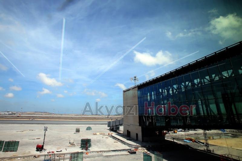 Yeni Havalimanının son hali havadan görüntülendi