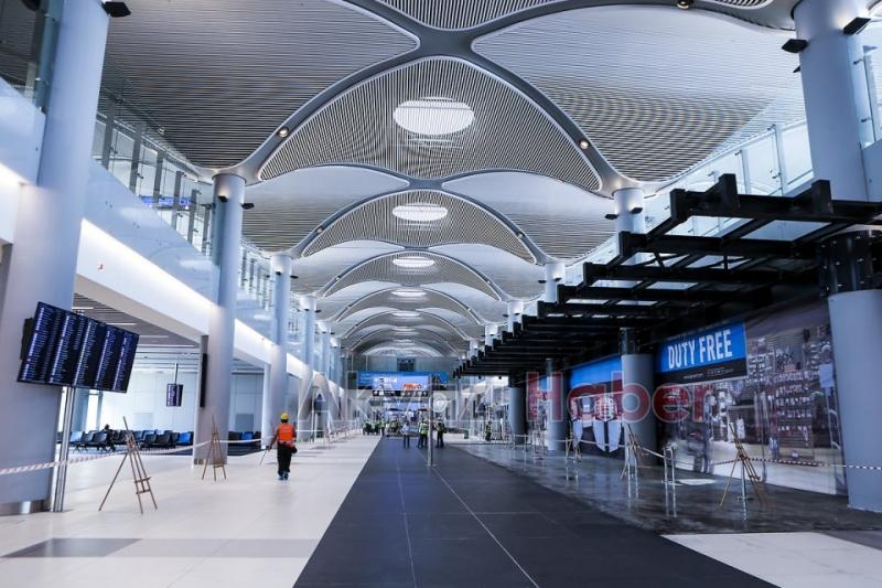 Yeni Havalimanının son hali havadan görüntülendi