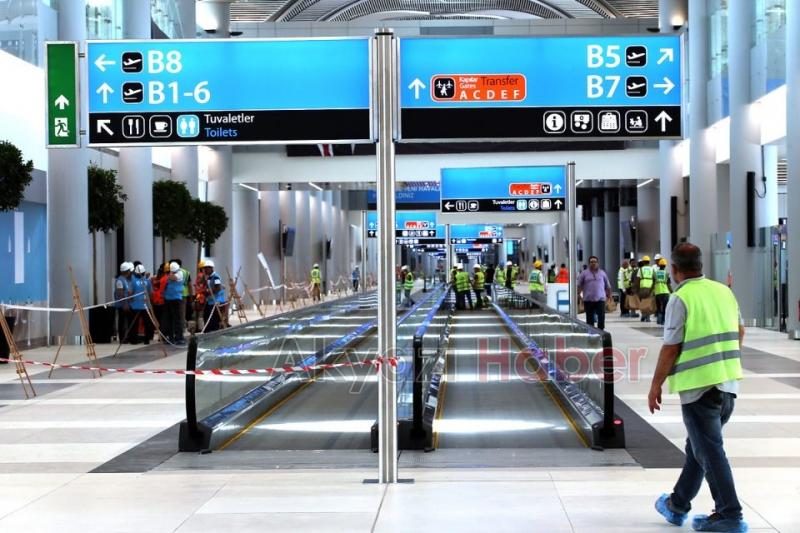 Yeni Havalimanının son hali havadan görüntülendi