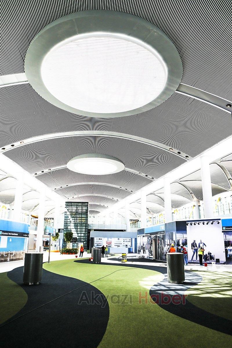 Yeni Havalimanının son hali havadan görüntülendi