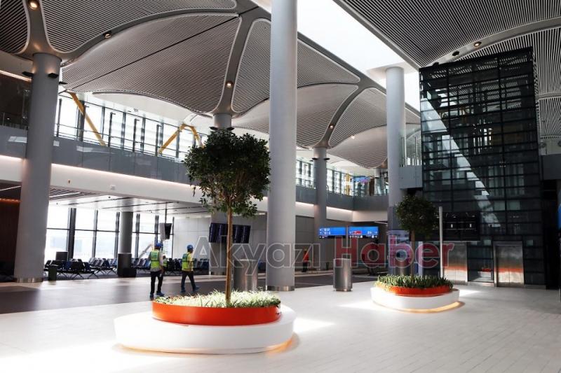 Yeni Havalimanının son hali havadan görüntülendi