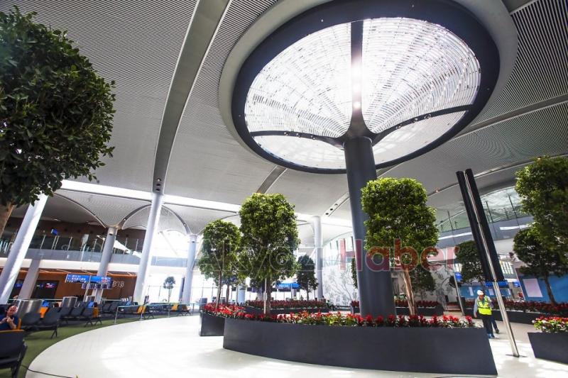 Yeni Havalimanının son hali havadan görüntülendi