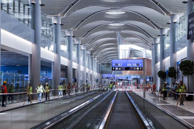 Yeni Havalimanının son hali havadan görüntülendi