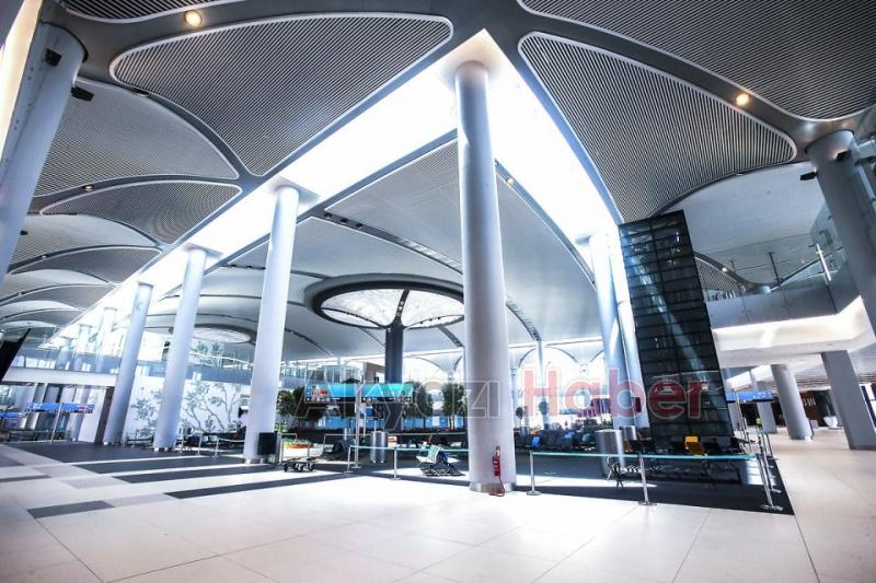 Yeni Havalimanının son hali havadan görüntülendi