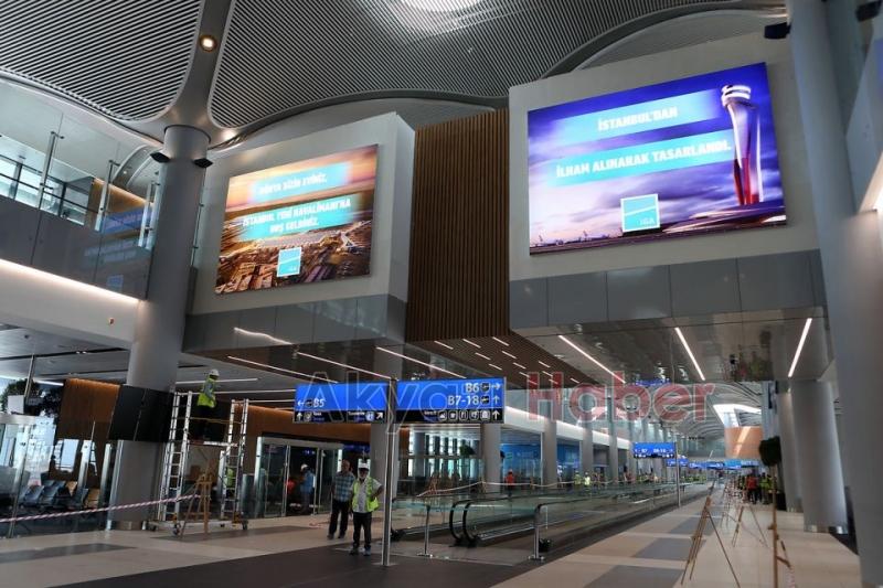 Yeni Havalimanının son hali havadan görüntülendi