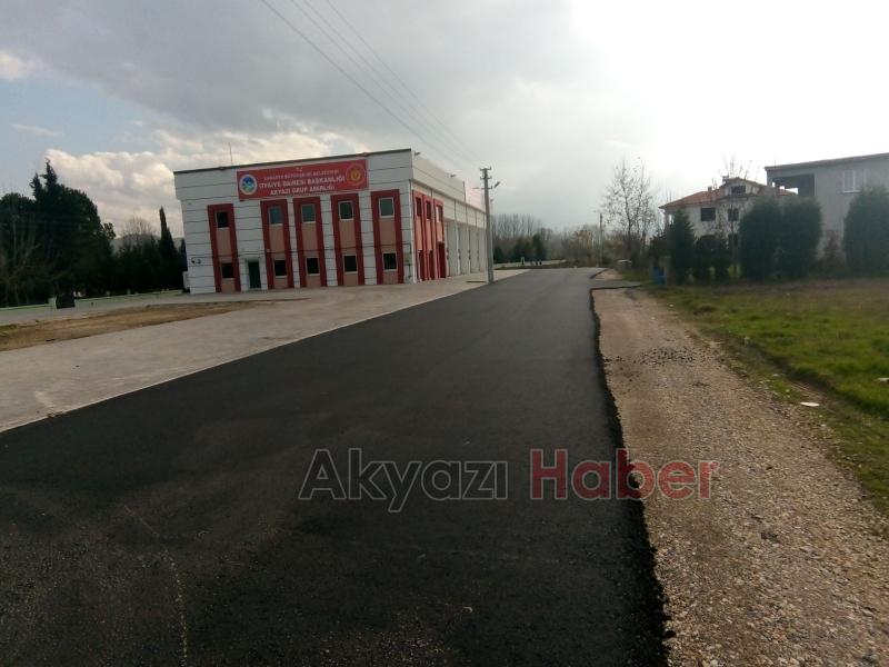 Yeni İtfaiye Binasının Yolu Asfaltlandı