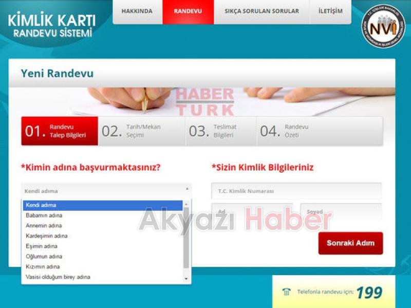 Yeni kimlik başvurusu nasıl yapılır ? Randevu nasıl alınır ?