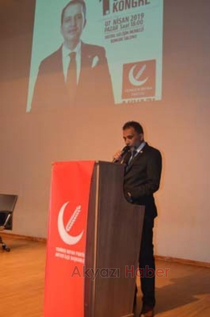 Yeniden Refah Partisi Akyazı İlçe Kongresi Gerçekleşti