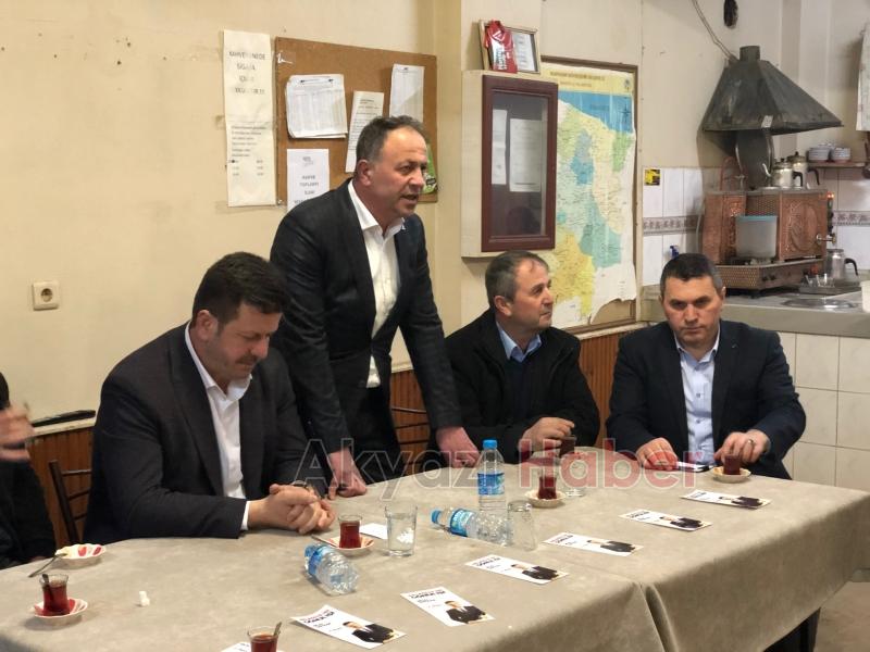 Yenidoğan Mahallesinde vatandaşlarla buluştular