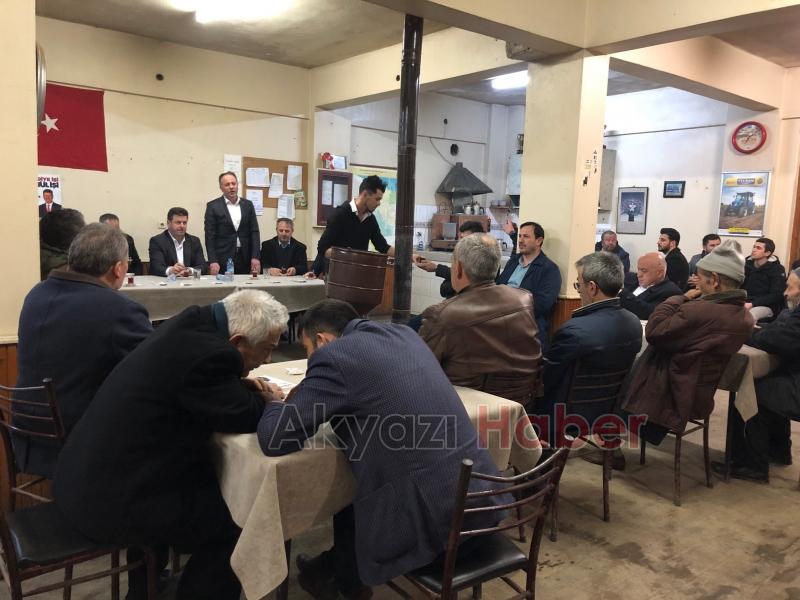 Yenidoğan Mahallesinde vatandaşlarla buluştular