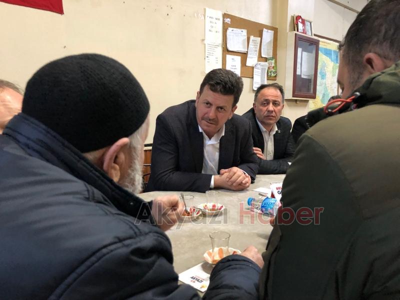 Yenidoğan Mahallesinde vatandaşlarla buluştular