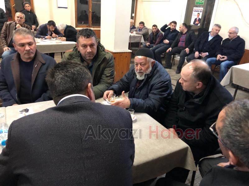 Yenidoğan Mahallesinde vatandaşlarla buluştular