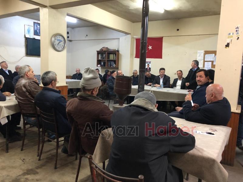 Yenidoğan Mahallesinde vatandaşlarla buluştular