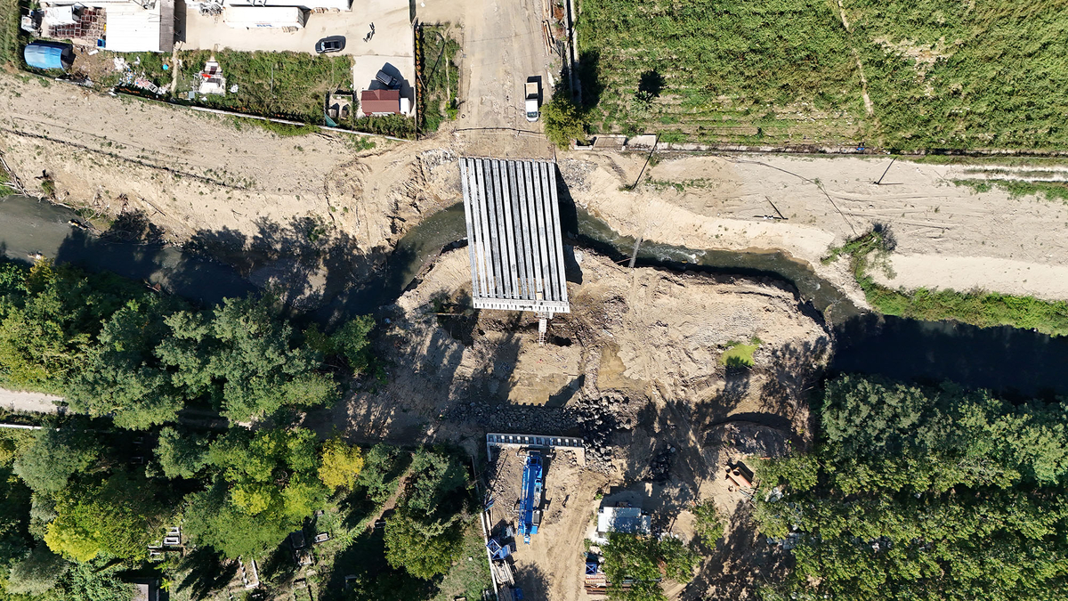 Yeniorman Köprüsü'nde sona geliniyor