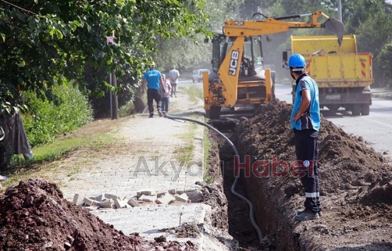 Yeniorman Mahallesi'nde 5 kilometrelik içmesuyu hattı 