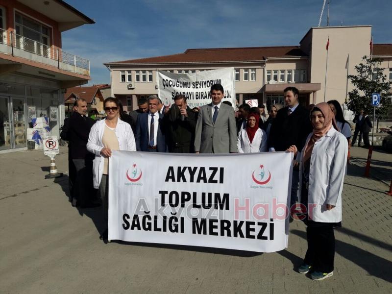 Yeşilay Haftasında Akyazı’da Yürüyüş Yapıldı